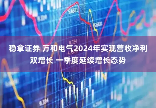 稳拿证券 万和电气2024年实现营收净利双增长 一季度延续增长态势