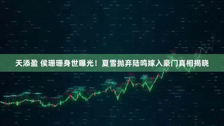 天添盈 侯珊珊身世曝光！夏雪抛弃陆鸣嫁入豪门真相揭晓